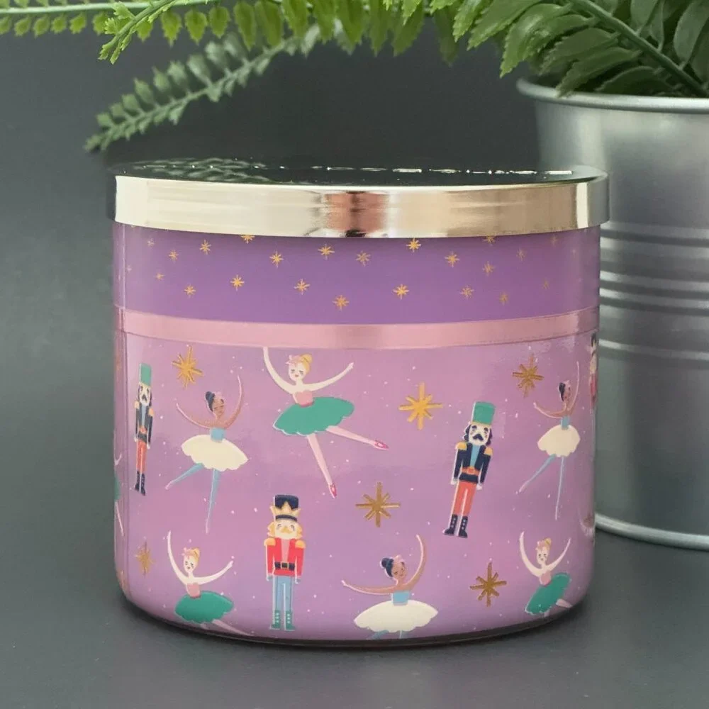 BBW Sugar Plum Fairy Bath & Body Works 3 Wick Candle